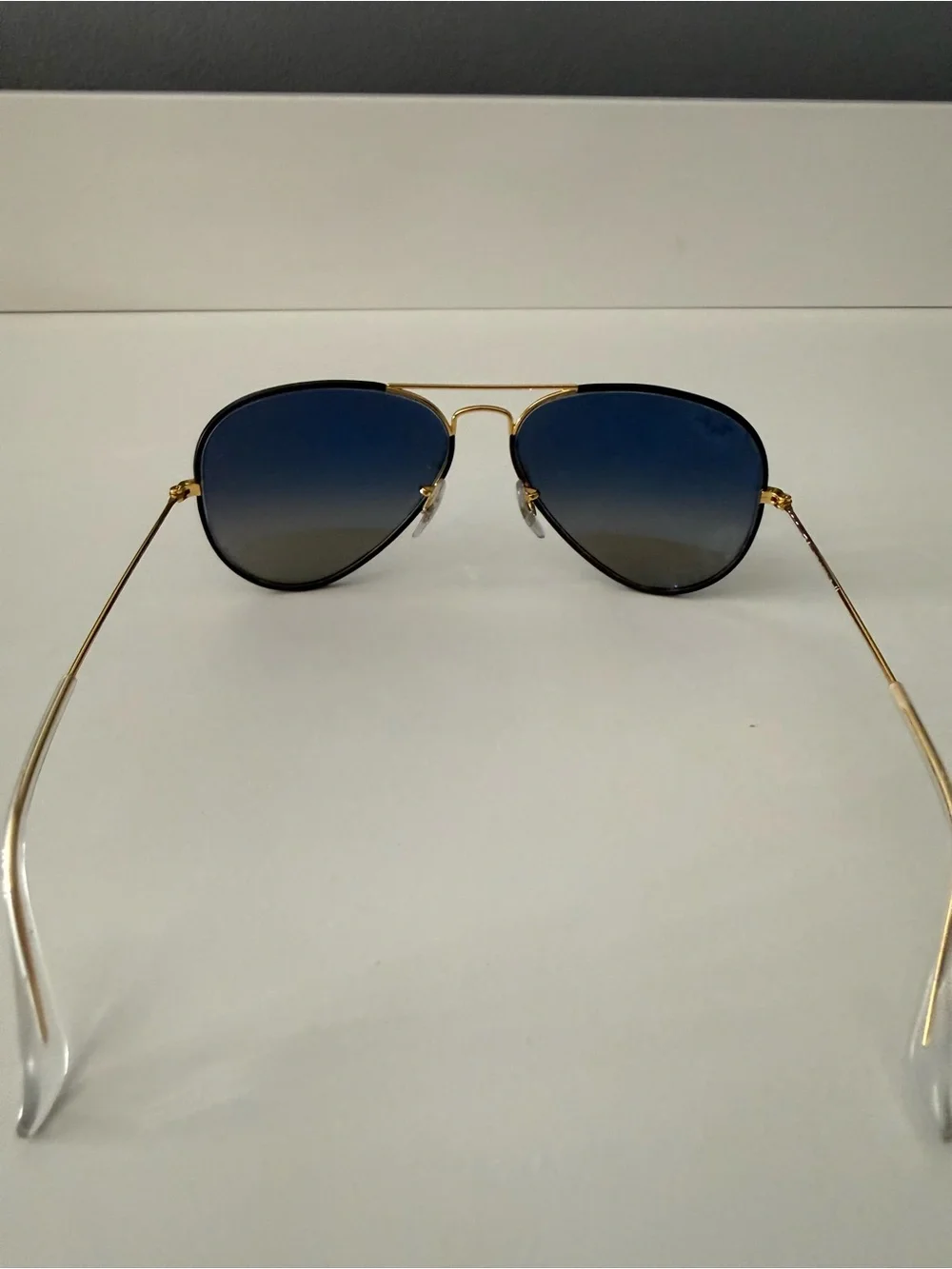 Ray-Ban Aviator Sunglasses - Purple/Blue Mirror Lenses